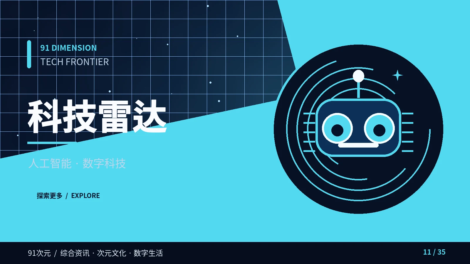 科技雷达栏目视觉